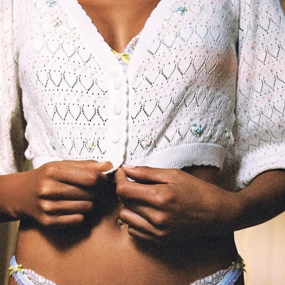 3 PIECE FOR LOVE & LEMONS Charleston Cardigan Top Short set